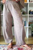Lagen Relaxed Barrel Pant Mocha
